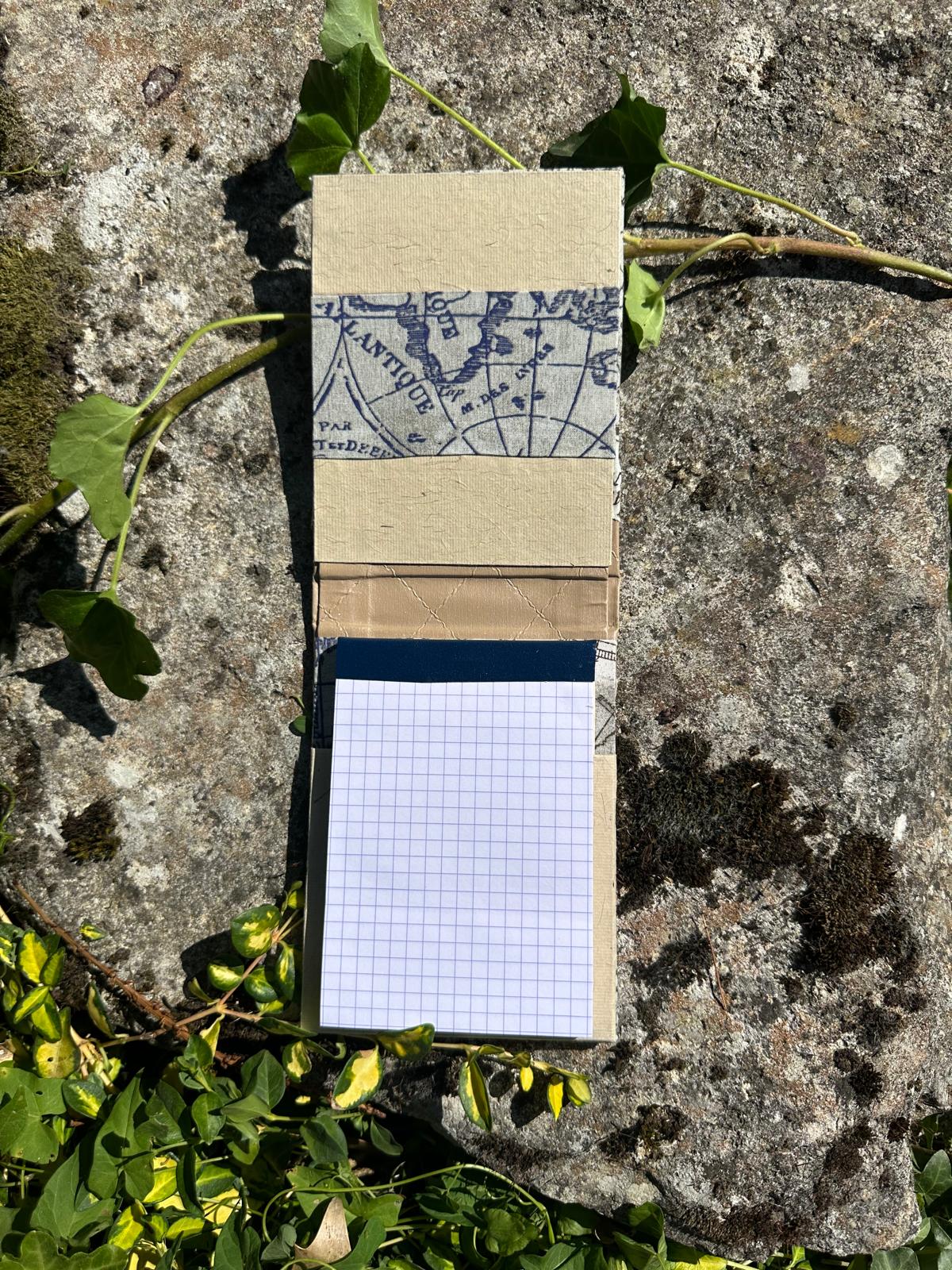 Porte Bloc-Notes planisphère format A6